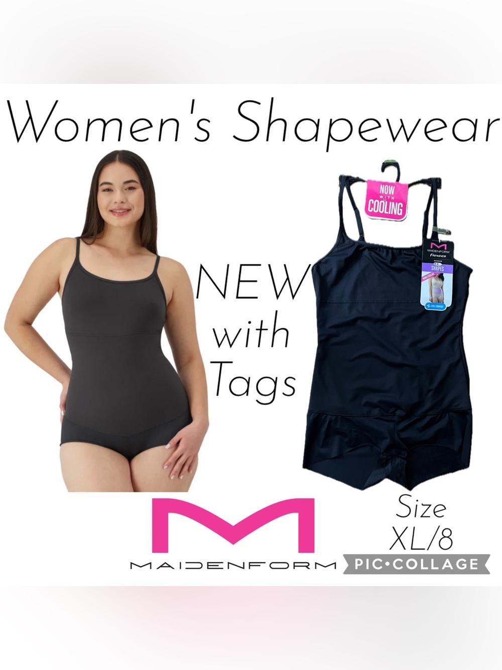 Maidenform Women's Shapewear Firm Control Smoothing No-Show Body Shaper, Size XL